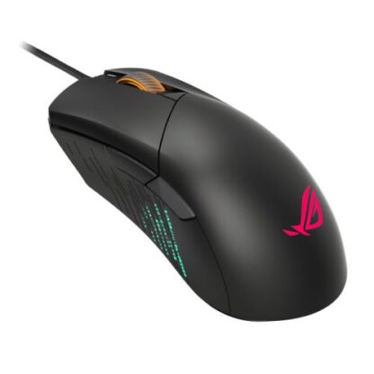 01042024660b402df264e Asus ROG Gladius III Gaming Mouse, USB, 19000 DPI (tuned to 26,000), Push-Fit Switch Socket II, 5 Onboard Profiles, RGB Lighting - Black Antler