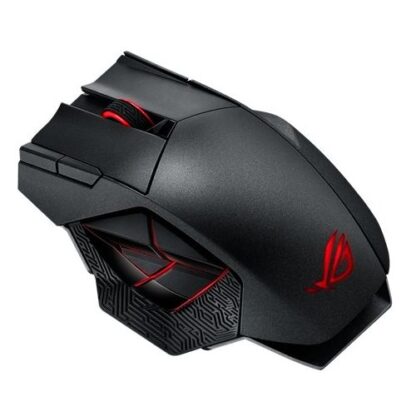 01042024660b4031c2822 Asus ROG Spatha Gaming Mouse, Wired/Wireless, 8200 DPI, 12 Programmable Buttons, RGB LED - Black Antler