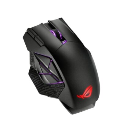 01042024660b40323aa9a Asus ROG Spatha X Gaming Mouse, Wired/Wireless, 19,000 DPI, 12 Programmable Buttons, RGB LED - Black Antler
