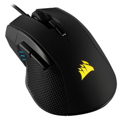 01042024660b40816d596 Corsair Ironclaw RGB FPS/MOBA Lightweight Gaming Mouse, Contoured Shape, Omron Switches, 18000 DPI, 7 Programmable Buttons - Black Antler