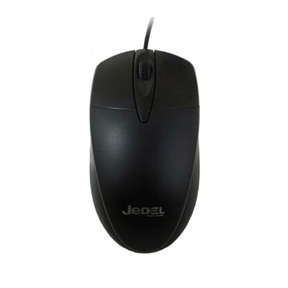 01042024660b40ac001f8 Jedel (CP72) Wired Optical Mouse, 1000 DPI, USB, Black - Black Antler