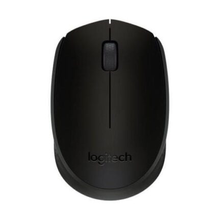 01042024660b40addb009 Logitech B170 Wireless Optical Mouse, USB, 3 Button - Black Antler