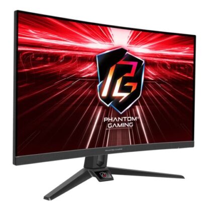 01042024660b41041563f Asrock 27" Phantom Gaming FHD Curved Monitor (PG27F15RS1A), 1920 x 1080, 1ms, 2 HDMI, DP, 240Hz, HDR 10, VESA - Black Antler