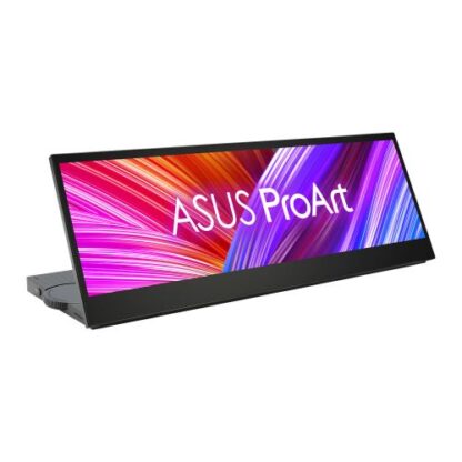 01042024660b4106389d2 Asus 14" 10-Point Touch ProArt Display Creative Tool (PA147CDV), 32:9, IPS, 1920 x 550, USB-C, HDMI, 100% sRGB, ASUS Dial, Custom Control Panel, MPP 2.0 - Black Antler