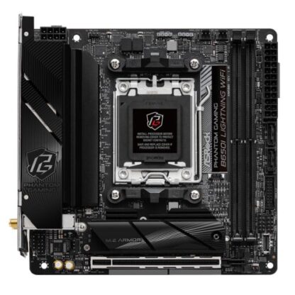 01042024660b42ceb256d Asrock B650I LIGHTNING WIFI, AMD B650, AM5, Mini ITX, 2 DDR5, HDMI, Wi-Fi 6E, 2.5G LAN, 2x M.2 - Black Antler