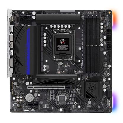 01042024660b42ea847a8 Asrock B760M PG RIPTIDE, Intel B760, 1700, Micro ATX, 4 DDR5, HDMI, DP, 2.5G LAN, PCIe4, RGB, 2x M.2 - Black Antler