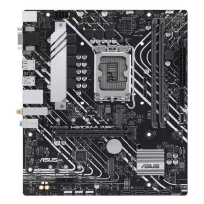 01042024660b4455749f1 Asus PRIME H610M-A WIFI, Intel H610, 1700, Micro ATX, 2 DDR5, VGA, HDMI, DP, Wi-Fi, PCIe4, 2x M.2 - Black Antler