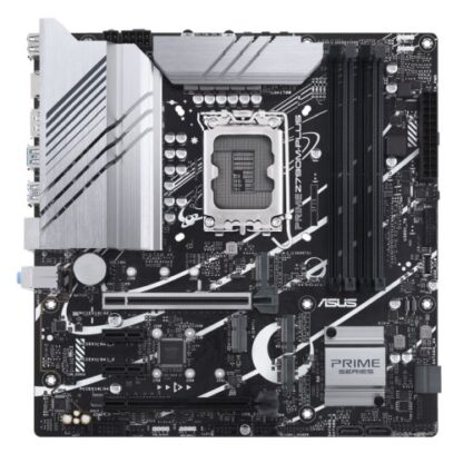 01042024660b445eaae10 Asus PRIME Z790M-PLUS, Intel Z790, 1700, Micro ATX, 4 DDR5, HDMI, DP, GB LAN, PCIe5, 3x M.2 - Black Antler