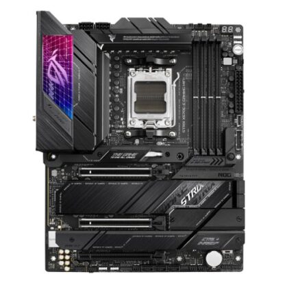 01042024660b44e2af47d Asus ROG STRIX X670E-E GAMING WIFI, AMD X670, AM5, ATX, 4 DDR5, HDMI, DP, Wi-Fi 6E, 2.5G LAN, PCIe5, RGB, 4x M.2 - Black Antler