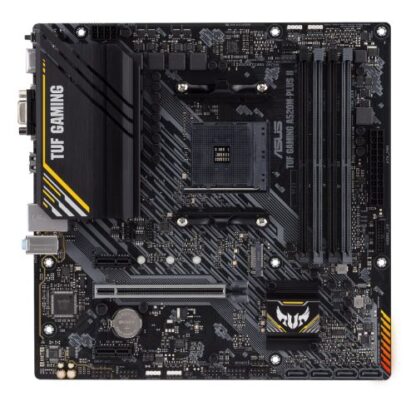 01042024660b44e81f04a Asus TUF GAMING A520M-PLUS II, AMD A520, AM4, Micro ATX, 4 DDR4, VGA, HDMI, DP, 1x M.2 - Black Antler