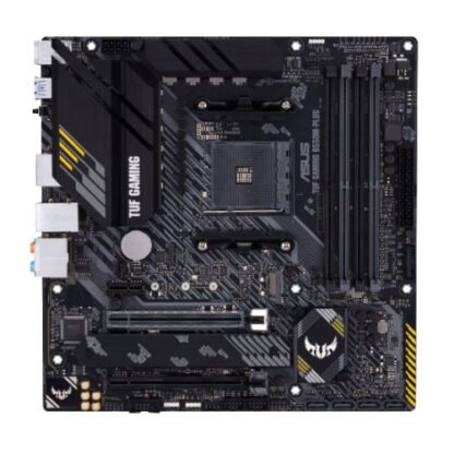 01042024660b45070459e Asus TUF GAMING B550M-PLUS, AMD B550, AM4, Micro ATX, 4 DDR4, HDMI, DP, XFire, 2.5GB LAN, PCIe4, M.2 - Black Antler