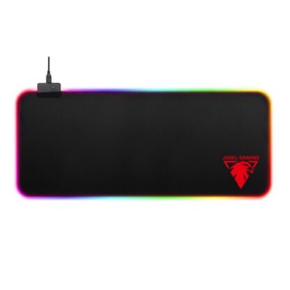 01042024660b457de711c Jedel MP-03 XL RGB Gaming Mouse Pad, USB, Rainbow RGB, 800 x 300 x 4 mm - Black Antler