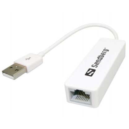 01042024660b458510fae Sandberg (113-78) USB 2.0 to 10/100 Ethernet Network Adapter, 5 Year Warranty - Black Antler