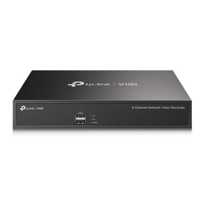 01042024660b45bc445a0 TP-LINK (VIGI NVR1008H) 8-Channel NVR, No HDD (Max 10TB), 4-Channel Simultaneous Playback, Remote Monitoring, H.265+, Two-Way Audio - Black Antler