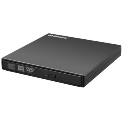 01042024660b45fa2a2c4 Sandberg (133-66) External DVD Re-Writer, USB, 8x, Black - Black Antler