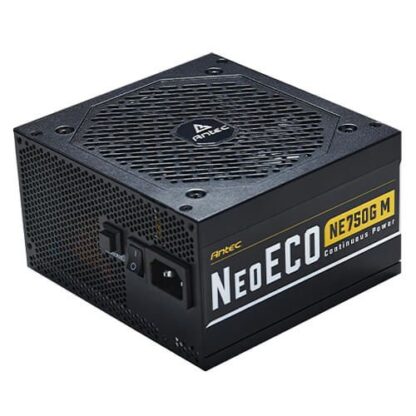 01042024660b46a7a93ea Antec 750W NeoECO Gold PSU, Fully Modular, Fluid Dynamic Fan, 80+ Gold, PhaseWave LLC + DC To DC, Zero RPM mode - Black Antler