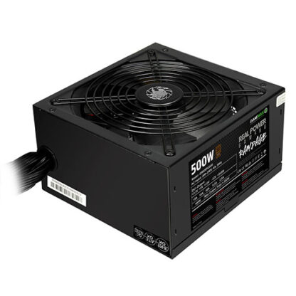 01042024660b48b55d7f5 GameMax 500W RPG Rampage PSU, Fully Wired, 80+ Bronze, Flat Black Cables, Power Lead Not Included - Black Antler