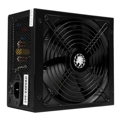 01042024660b48b69a4d1 GameMax 600W RPG Rampage PSU, Fully Wired, 80+ Bronze, Flat Black Cables, Power Lead Not Included - Black Antler