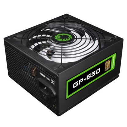 01042024660b48b709206 GameMax 650W GP650 Performance PSU, Fully Wired, 14cm Fan, 80+ Bronze, Black Mesh Cables, Power Lead Not Included - Black Antler