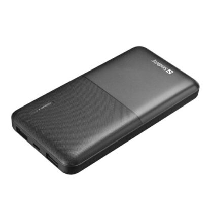 01042024660b49782b22c Sandberg Powerbank 10000, 10,000mAh, 2 x USB-A, 5 Year Warranty - Black Antler