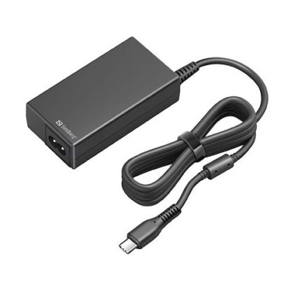 01042024660b4979051f3 Sandberg USB-C AC Charger PD65W, 5-20V/65W, Overload/Short Circuit Protection, UK & EU Power Cables, 5 Year Warranty - Black Antler