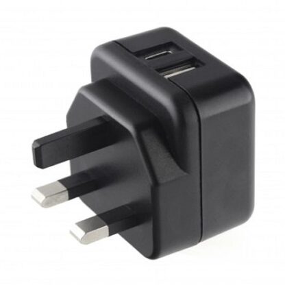 01042024660b4979e1baa Pama 3-pin Wall Plug USB-C & USB-A Charger, 3 AMP - Black Antler