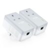 TP-LINK (TL-PA4010P KIT) AV600 10/100 Powerline Adapter Kit, 1-Port, AC Pass Through