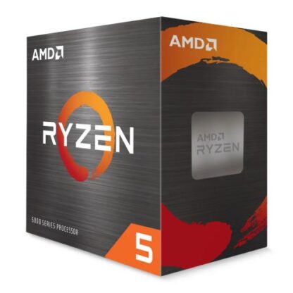 02042024660b4b9642ac3 AMD Ryzen 5 5600X CPU with Wraith Stealth Cooler, AM4, 3.7GHz (4.6 Turbo), 6-Core, 65W, 35MB Cache, 7nm, 5th Gen, No Graphics - Black Antler