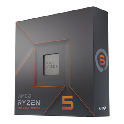 02042024660b4b971a622 AMD Ryzen 5 7600X CPU, AM5, 4.7GHz (5.3 Turbo), 6-Core, 105W (142W Turbo), 38MB Cache, 5nm, 7th Gen, Radeon Graphics, NO HEATSINK/FAN - Black Antler