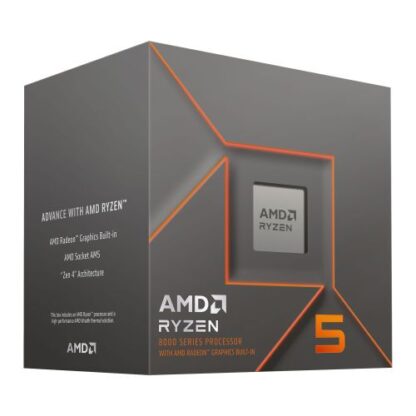 02042024660b4b9786825 AMD Ryzen 5 8500G with Wraith Stealth Cooler, AM5, Up to 5.0GHz, 6-Core, 65W, 22MB Cache, 4nm, 8th Gen, Radeon Graphics - Black Antler