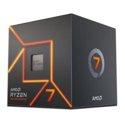 02042024660b4b9a81d85 AMD Ryzen 7 7700 CPU w/ Wraith Prism RGB Cooler, AM5, 3.8GHz (5.3 Turbo), 8-Core, 65W, 40MB Cache, 5nm, 7th Gen, Radeon Graphics - Black Antler
