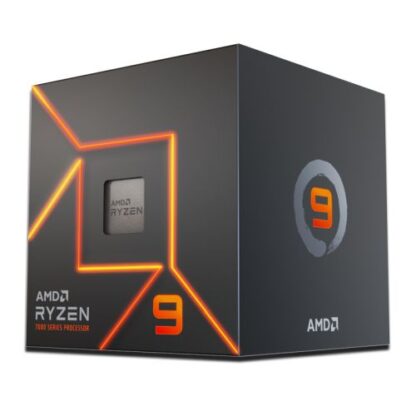02042024660b4b9d227ac AMD Ryzen 9 7900 CPU w/ Wraith Prism RGB Cooler, AM5, 3.7GHz (5.4 Turbo), 12-Core, 65W, 76MB Cache, 5nm, 7th Gen, Radeon Graphics - Black Antler