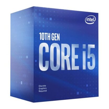 02042024660b4bd4981ae Intel Core I5-10400F CPU, 1200, 2.9 GHz (4.3 Turbo), 6-Core, 65W, 14nm, 12MB Cache, Comet Lake, No Graphics - Black Antler