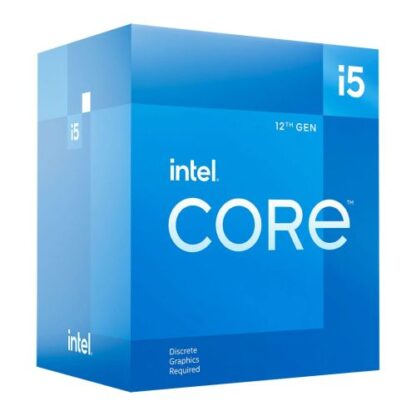 02042024660b4bd87e241 Intel Core i5-12400F CPU, 1700, 2.5 GHz (4.4 Turbo), 6-Core, 65W, 18MB Cache, Alder Lake, No Graphics - Black Antler