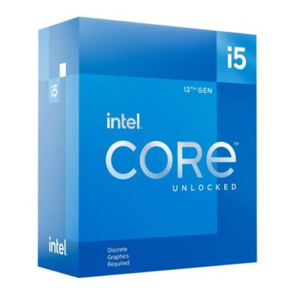 02042024660b4c49f1da5 Intel Core i5-12600KF CPU, 1700, 3.7 GHz (4.9 Turbo), 10-Core, 125W (150W Turbo), 10nm, 20MB Cache, Overclockable, Alder Lake, No Graphics, NO HEATSINK/FAN - Black Antler