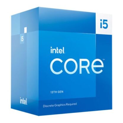 02042024660b4c4ad4fd5 Intel Core i5-13400F CPU, 1700, 2.5 GHz (4.6 Turbo), 10-Core, 65W (148W Turbo), 10nm, 20MB Cache, Raptor Lake, No Graphics - Black Antler