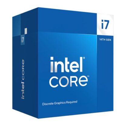 02042024660b4c5671320 Intel Core i7-14700F CPU, 1700, Up to 5.4GHz, 20-Core, 65W (219W Turbo), 10nm, 33MB Cache, Raptor Lake Refresh, No Graphics - Black Antler