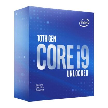 02042024660b4c581d27e Intel Core I9-10900KF CPU, 1200, 3.7 GHz (5.3 Turbo), 10-Core, 125W, 14nm, 20MB Cache, Overclockable, No Graphics, Comet Lake, NO HEATSINK/FAN - Black Antler