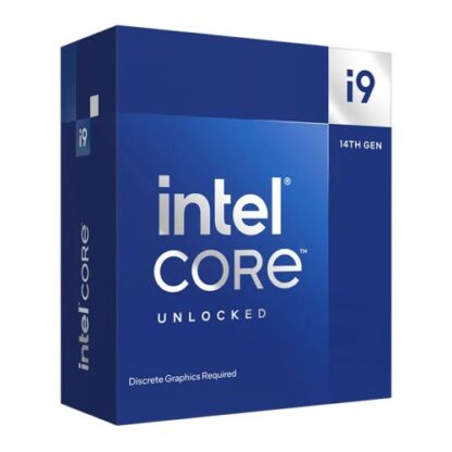 02042024660b4cfe7f023 Intel Core i9-14900KF CPU, 1700, 3.2 GHz (6.0 Turbo), 24-Core, 125W (253W Turbo), 10nm, 36MB Cache, Overclockable, Raptor Lake Refresh, No Graphics, NO HEATSINK/FAN - Black Antler