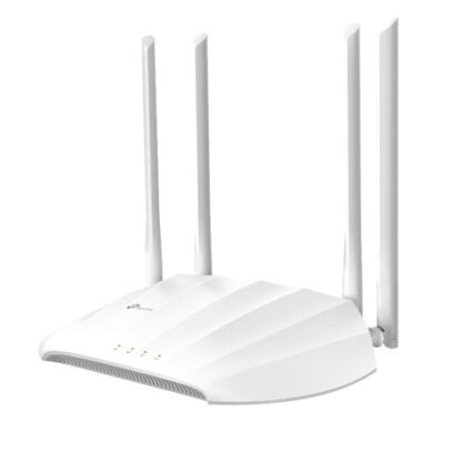 02042024660b4f53a2044 TP-LINK (TL-WA1201) AC1200 (867+300) Dual Band Wireless Access Point, MU-MIMO, Multi-mode - Range Extender, Multi-SSID, Client - Black Antler