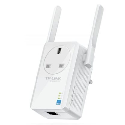 02042024660b4f55bb149 TP-LINK (TL-WA860RE) 300Mbps Wall-Plug Wifi Range Extender, AC Passthrough, 1 LAN - Black Antler