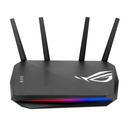 02042024660b507d6d3a2 Asus (ROG STRIX GS-AX3000) AX3000 Wireless Dual Band Gaming Wi-Fi 6 Router, PS5 Compatible, Mobile Game Mode, VPN Fusion, AiMesh Support, Lifetime Free Internet Security - Black Antler