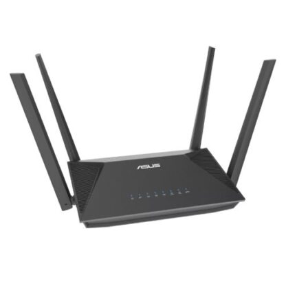 02042024660b507eb1c2e Asus (RT-AX52) AX1800 Dual Band Wi-Fi 6 Extendable Router, Instant Guard, Parental Control Scheduling, Built-in VPN, AiMesh - Black Antler
