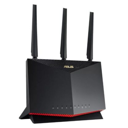 02042024660b508231d37 Asus (RT-AX86U PRO) AX5700 Wireless Dual Band Gaming Wi-Fi 6 Router, 2.5G LAN, Mobile Game Mode, AiProtection Pro, Sharable Secure VPN, AiMesh, PS5 Compatible - Black Antler