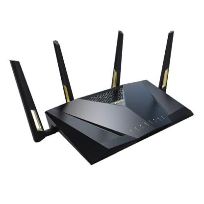 02042024660b50829bfec Asus (RT-AX88U PRO) AX6000 Dual Band Gaming Wi-Fi 6 Router, 2x 2.5G Ports, USB, MU-MIMO, AiProtection Pro, AiMesh Support - Black Antler