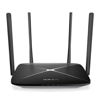 02042024660b51b1888e4 Mercusys (AC12G) AC1200 (867+300) Wireless Dual Band GB Cable Router, 3-Port - Black Antler