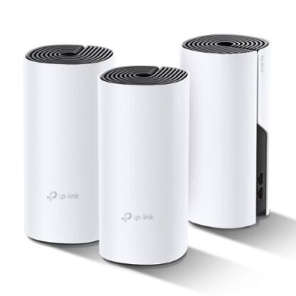 02042024660b540a6dc26 TP-LINK (DECO P9) Whole-Home Hybrid Mesh Wi-Fi System with Powerline, 3 Pack, Dual Band AC1200 + HomePlug AV1000 - Black Antler