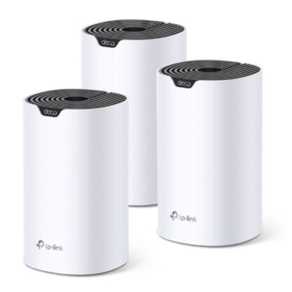 02042024660b540ad5cd1 TP-LINK (DECO S4) Whole-Home Mesh Wi-Fi System, 3 Pack, Dual Band AC1200, MU-MIMO, 2 x LAN on each Unit - Black Antler