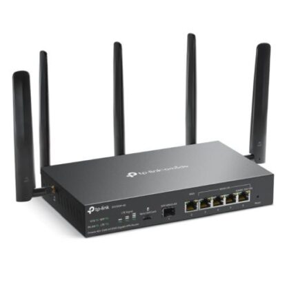 02042024660b5536ac710 TP-LINK (ER706W-4G) Omada 4G+ Cat6 Dual Band AX3000 VPN Router, 6x GB Ports, Omada Mesh, High-Security VPN - Black Antler