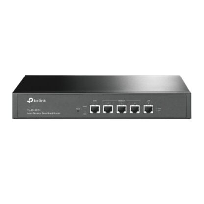 02042024660b557c1d476 TP-LINK (TL-R480T+) Load Balance Broadband Router, 1 WAN, 1 LAN, 3 Changeable WAN/LAN Ports, Captive Portal - Black Antler